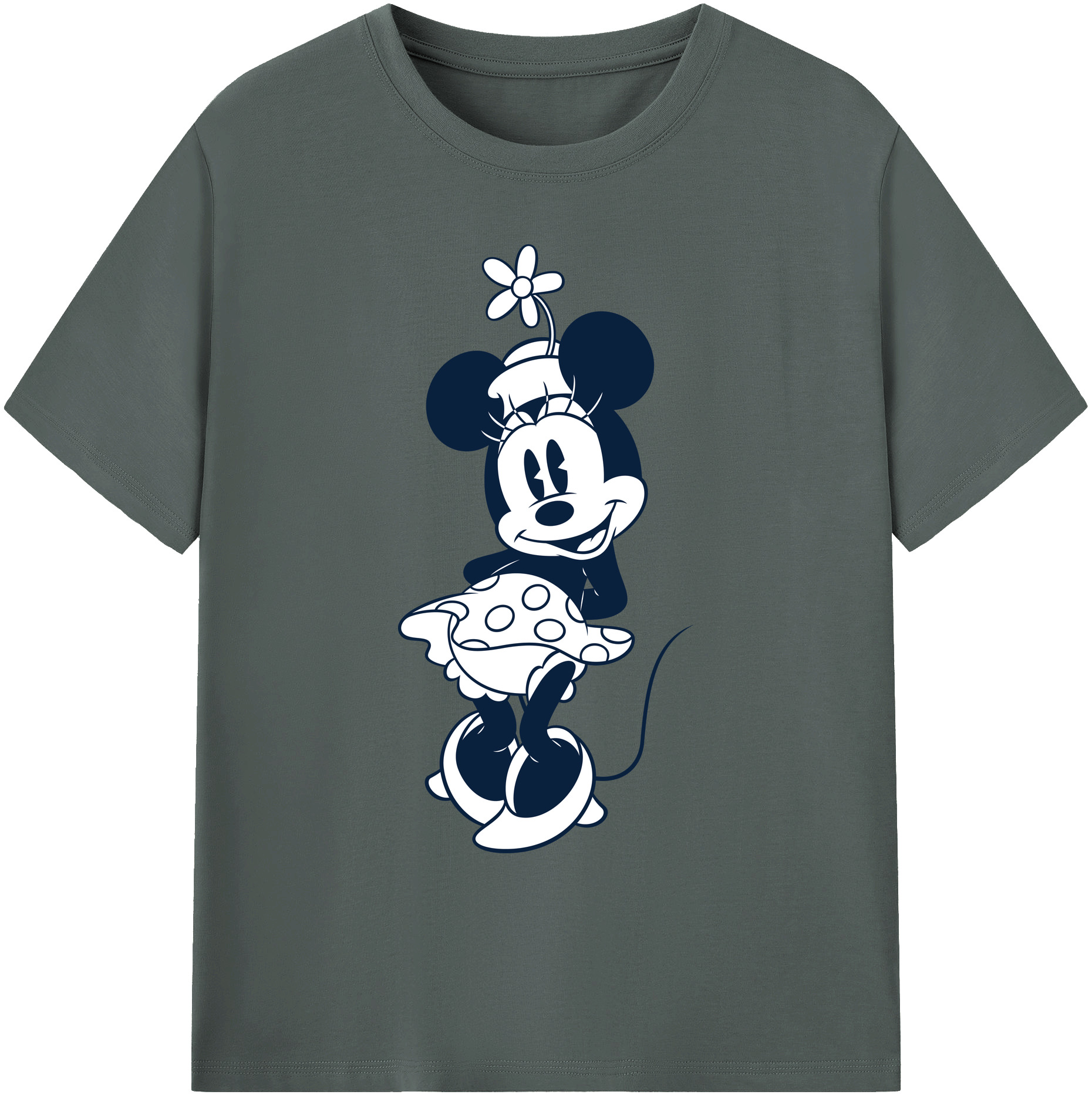ミッキーマウス Mickey Mouse 綿100％ メンズ半袖Tシャツ｜肌触りやわらか＆通気性